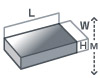 ネオジム磁石角型の寸法