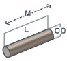 サマリウムコバルト磁石バー型の寸法