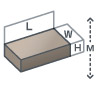 サマリウムコバルト磁石角型の寸法